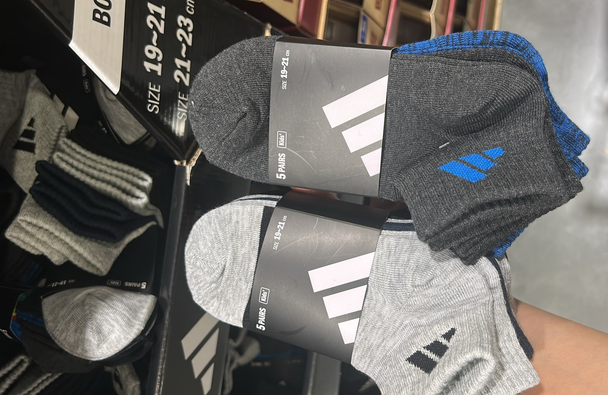 日本Costco Adidas 兒童運動襪 1 set 5對