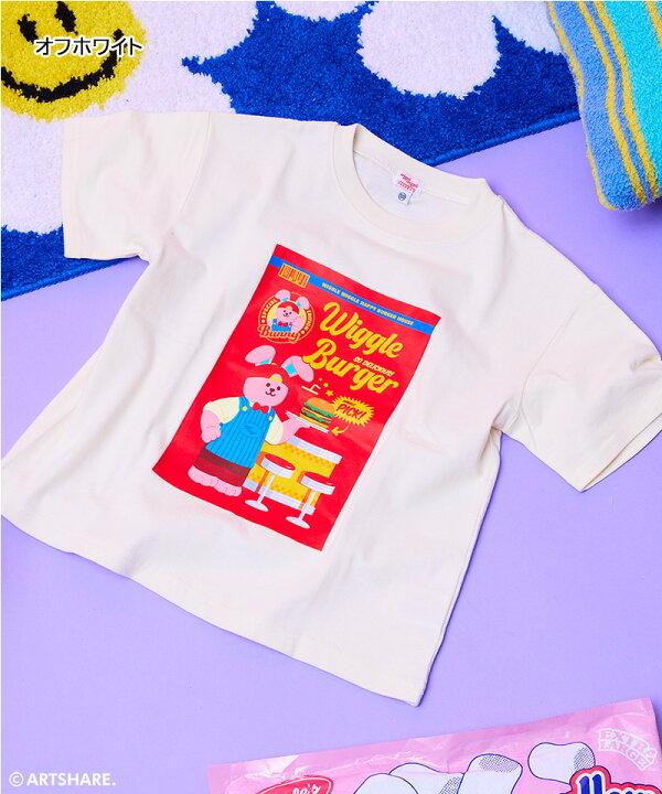 🇯🇵預訂 日本直送🇯🇵Markey’s x Wiggle Wiggle八色趣味印花短袖T恤