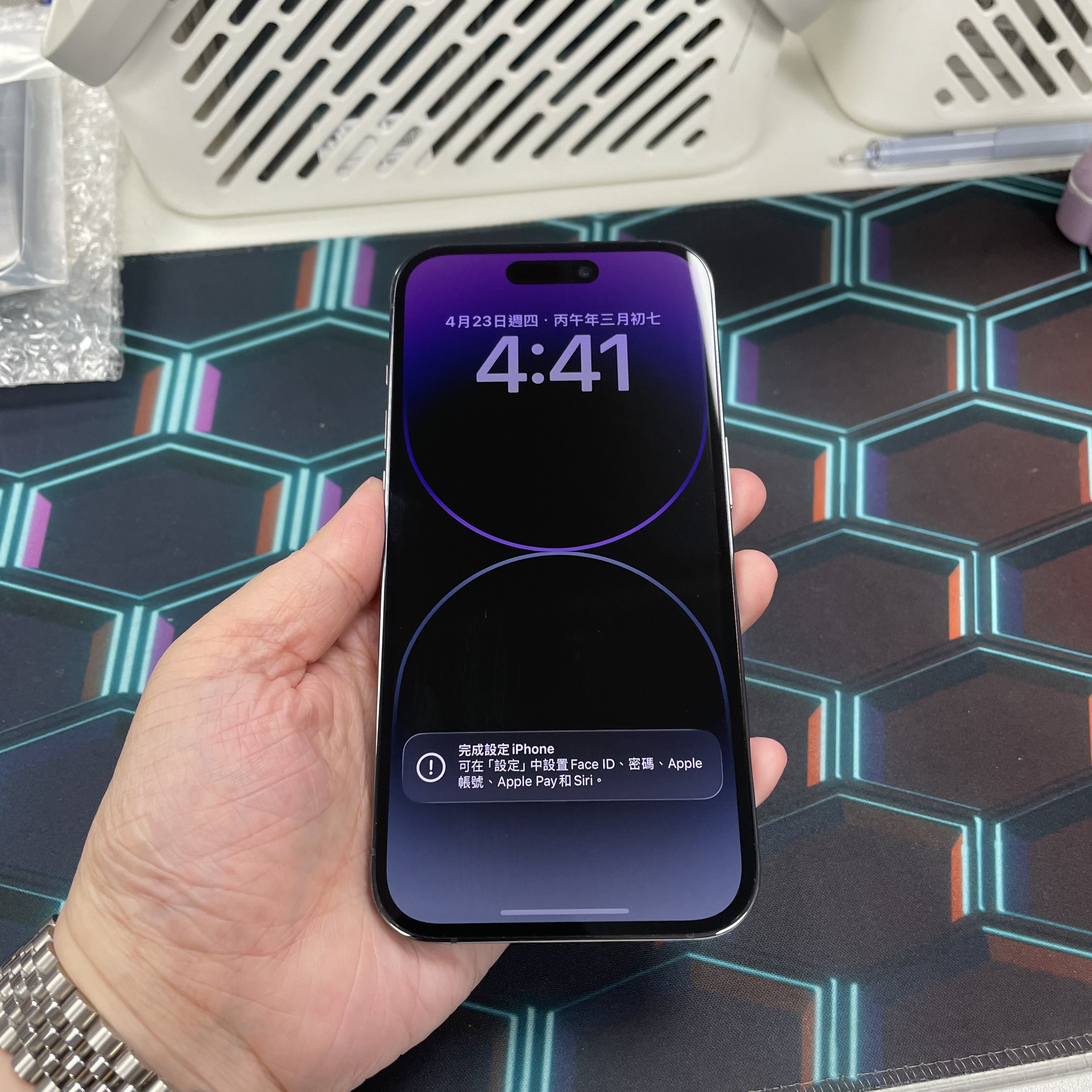 *6421 14 pro 完美機 256GB 電100 紫色 purple