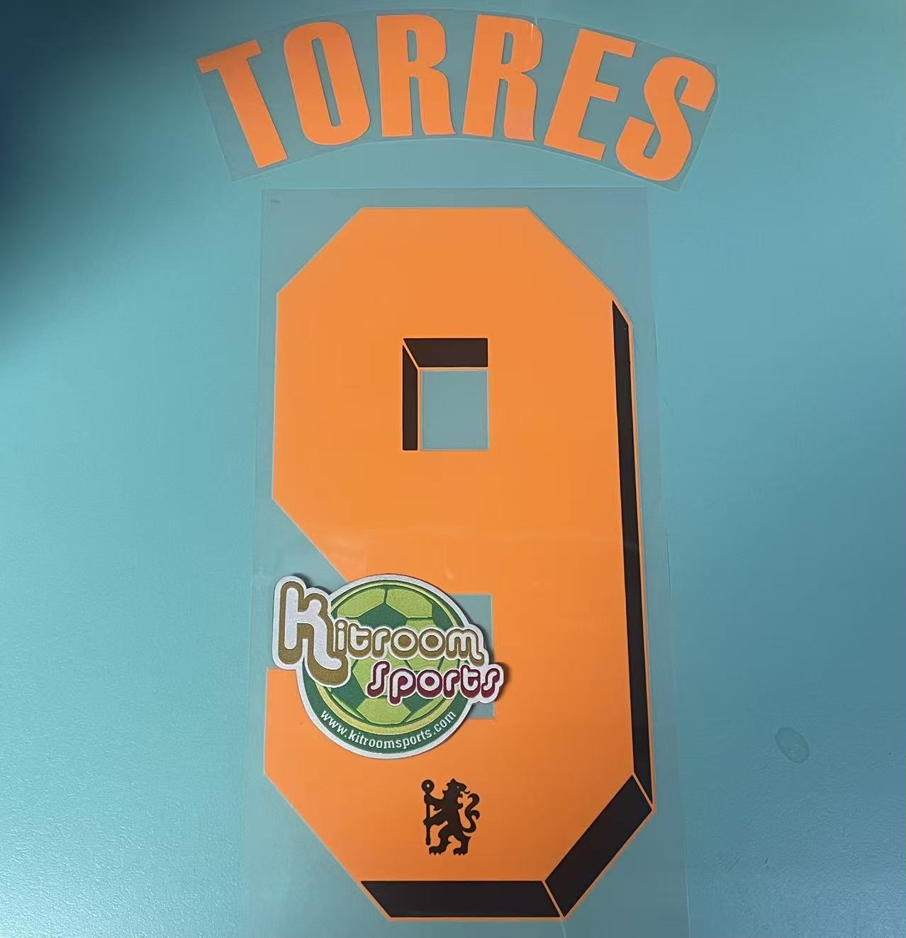 2010-11 Chelsea Away UCL Nameset #9 TORRES