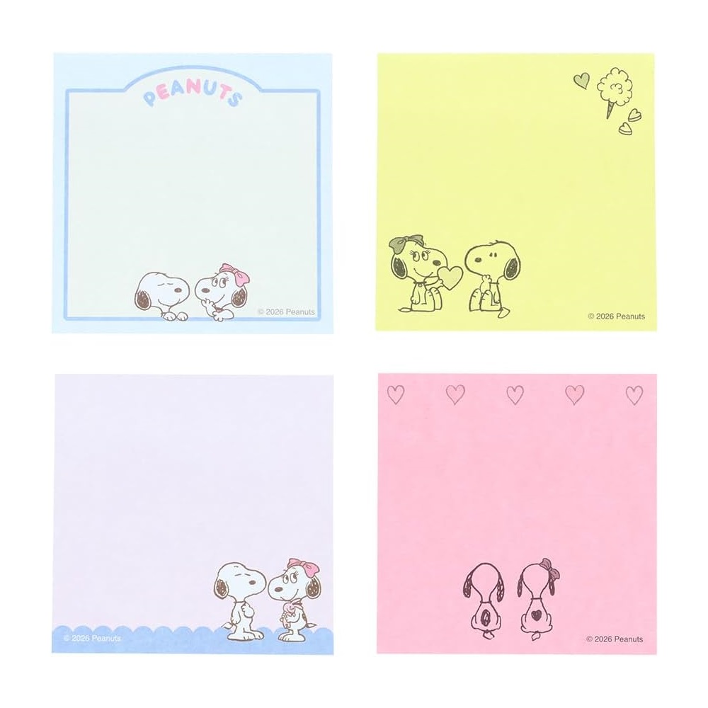 現貨｜Snoopy & Belle 日本製 便條貼 Tack Memo (S2854627)