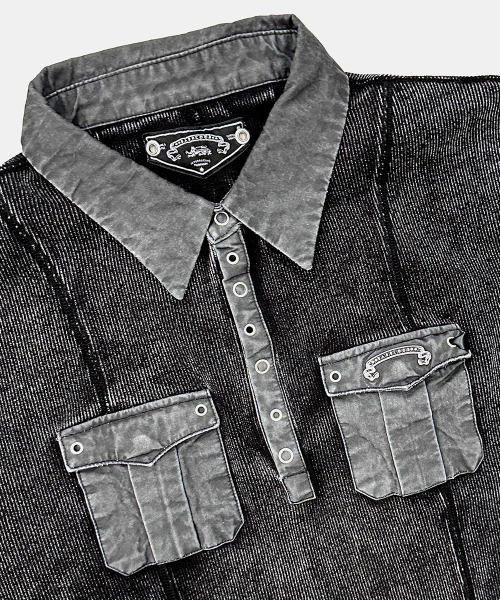 Viper Cotton Rib Polo Shirt - Black