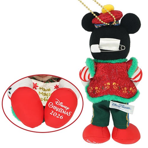 [訂購] [東京迪士尼] ❄️ TOKYO DISNEY CHRISTMAS 2026 MICKEY 吊飾 {TF2610158}