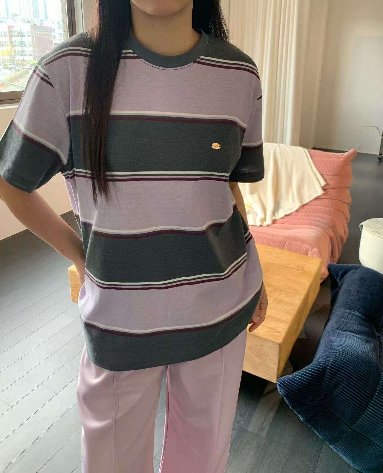 J crane 粗間棉Tee 