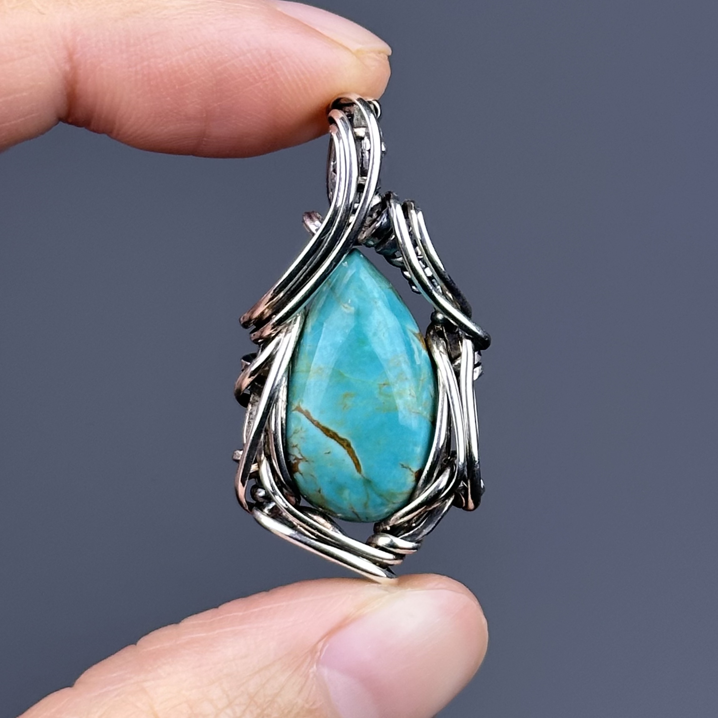 綠松石吊墜 - Turquoise Pendant | WAS199