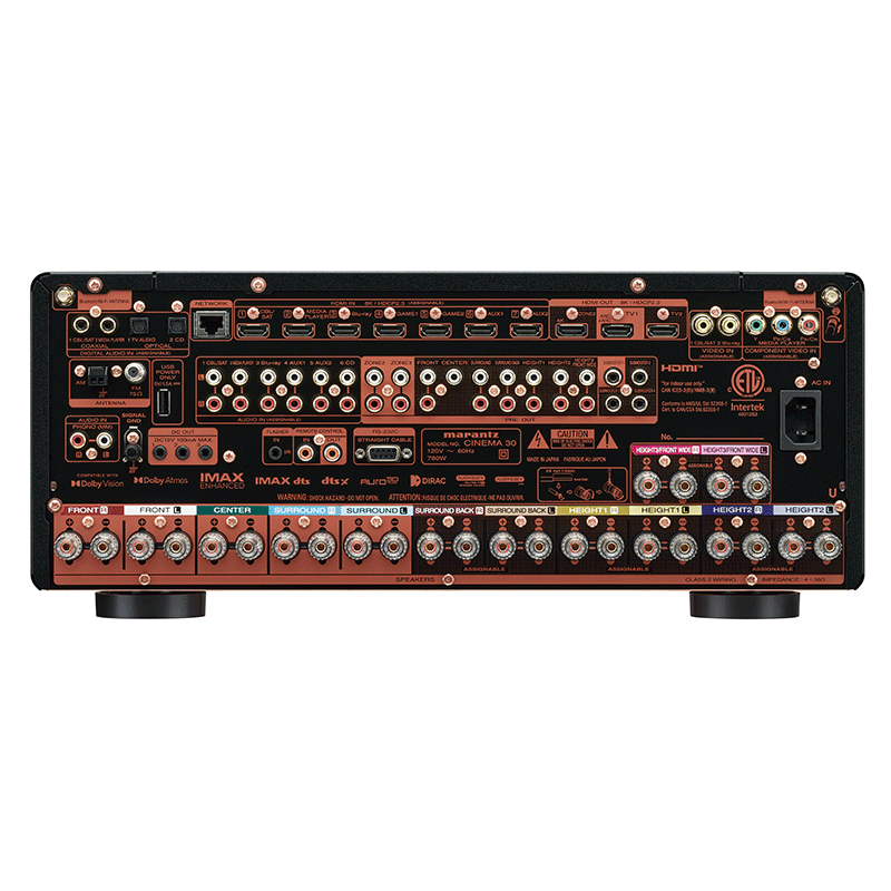 Marantz Cinema 30 11.4 Channel AV Amplifier Powered by HEOS™ with Dolby Atmos