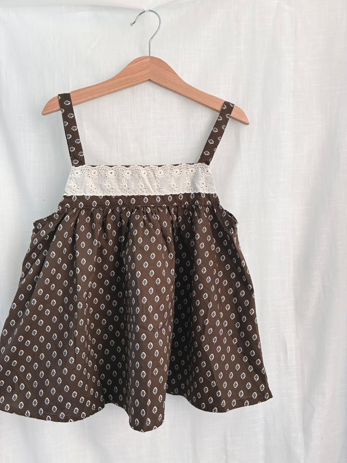 日系碎花吊带背心YX25095