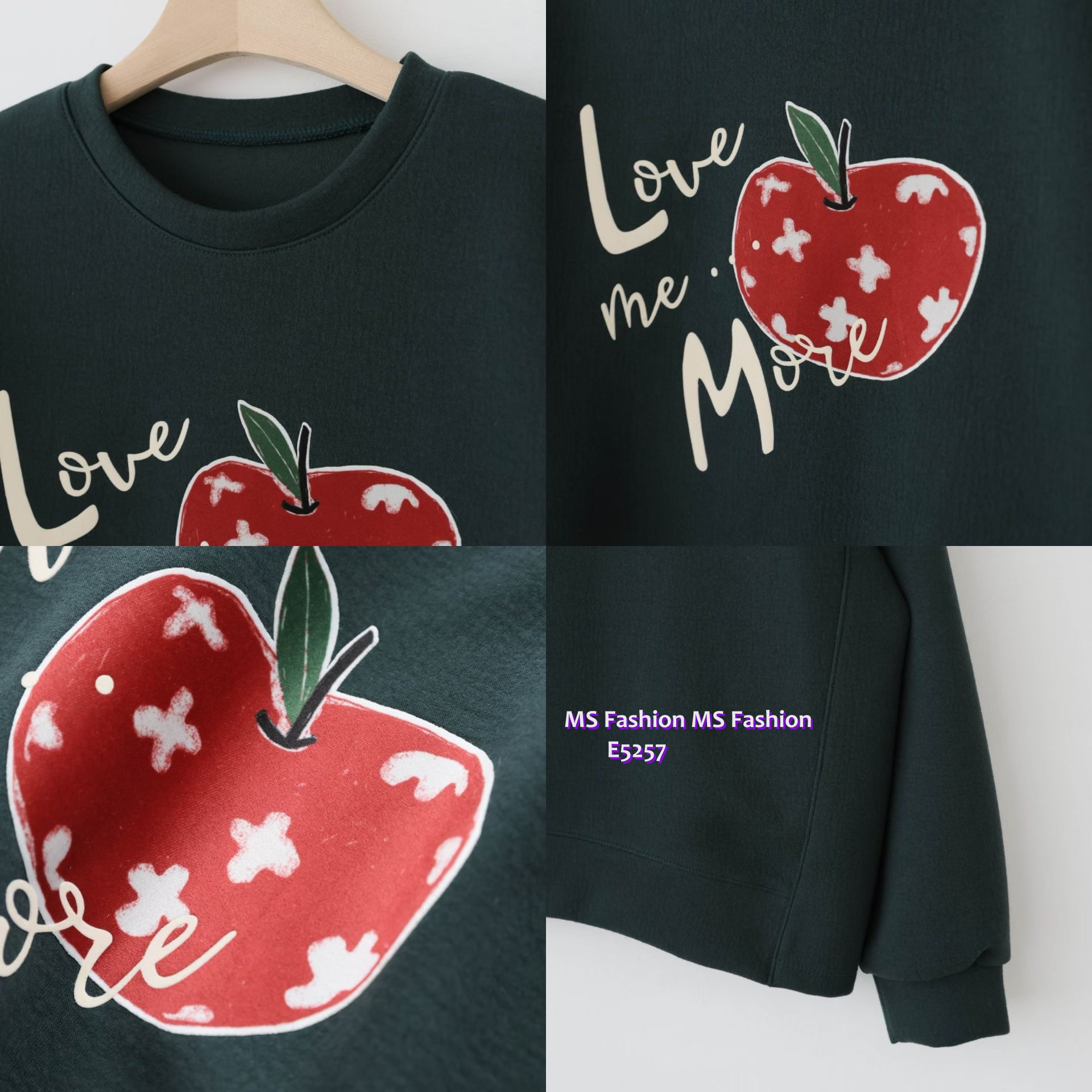E5257 靚色靚print top