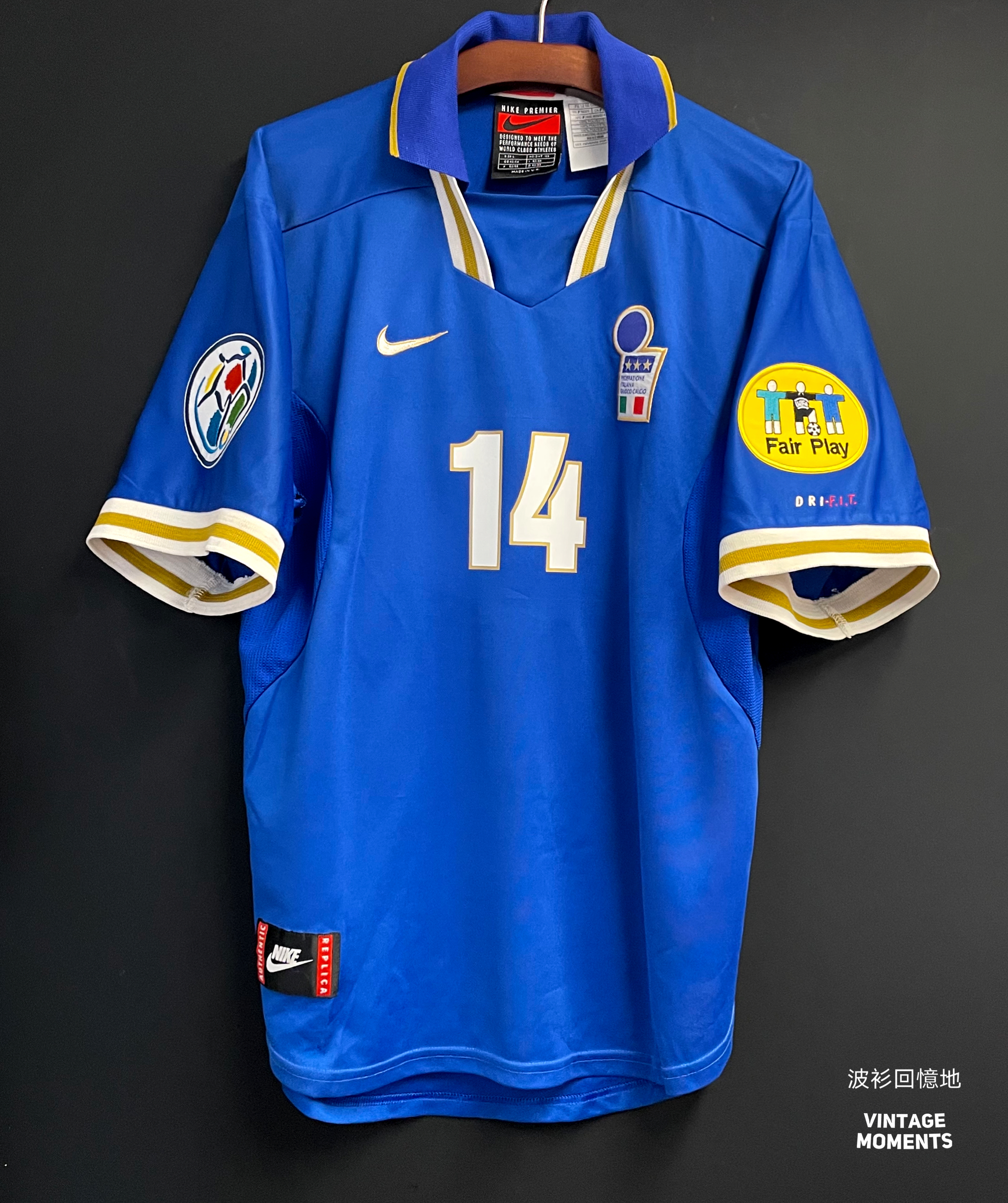 意大利1996主場 迪比亞路 ITALY HOME DEL PIERO