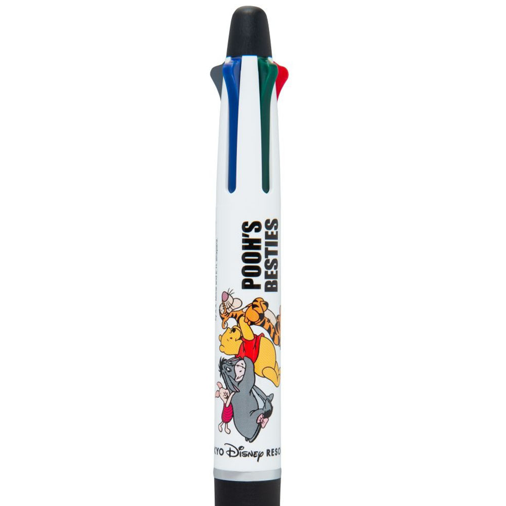 現貨｜【日本 Disney Store 限定】Winnie the Pooh 小熊維尼 Dr.Grip 4+1 日本製 多功能 5用筆 0.7mm 4色原子筆 + 0.5mm 鉛芯筆 069374