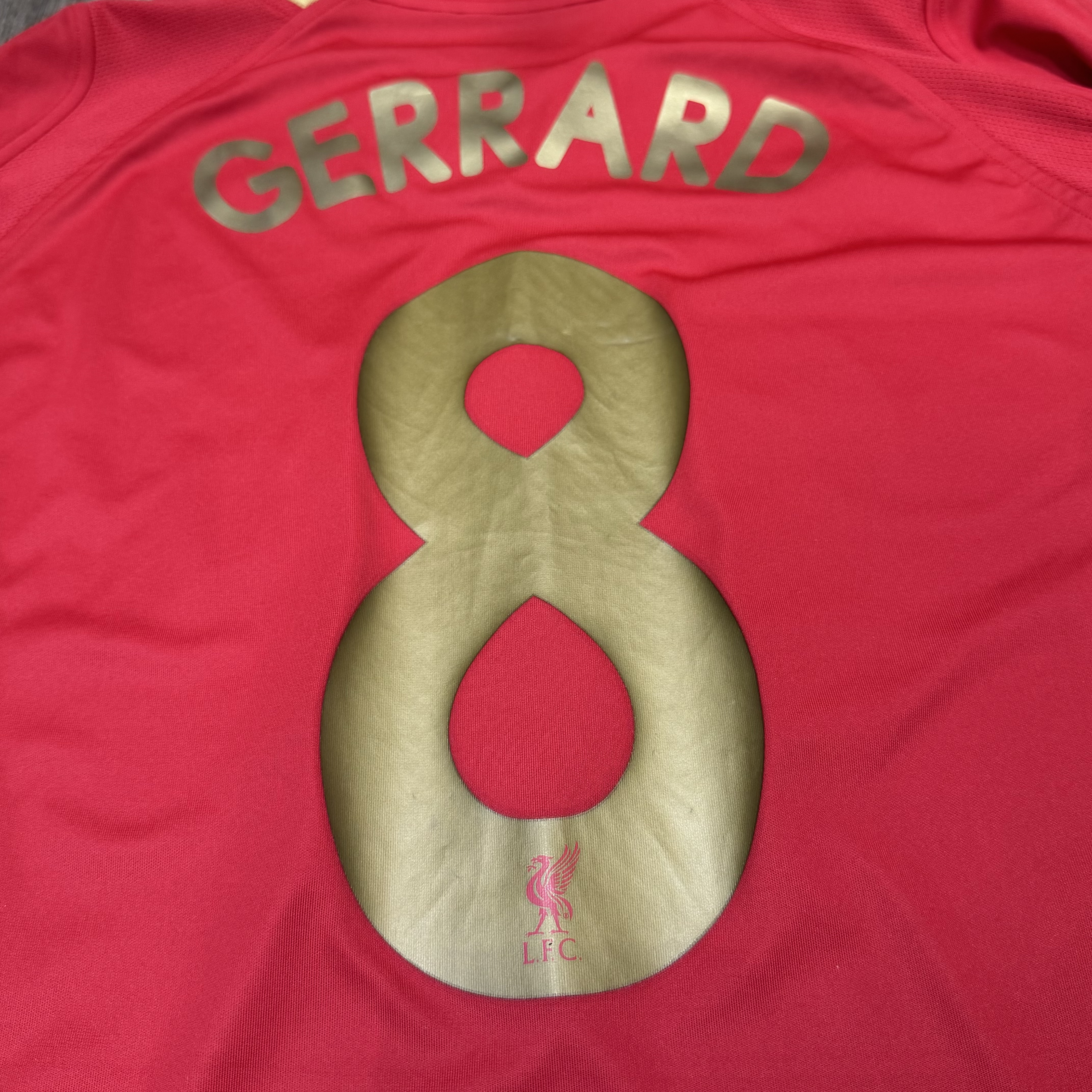 Liverpool 05/06 Champion league home shirt #8 Gerrard