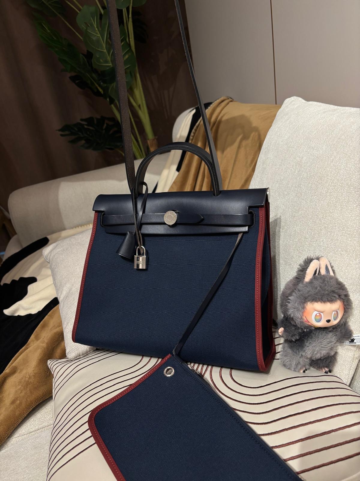 Hermes herbag 31,STAMP X 100%Authentic ,98%new  ✅KEY LOCK✅dust bag 