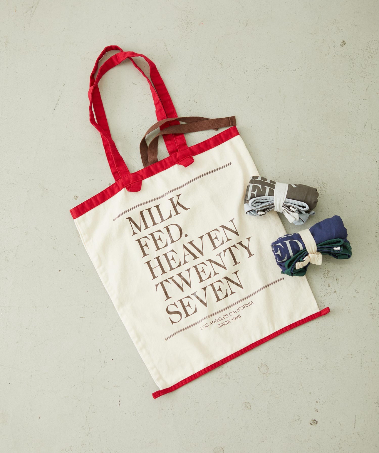 MILKFED. Logo tote bag