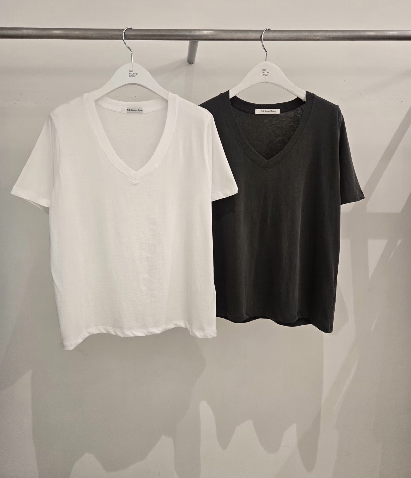 V neck cool cotton tee