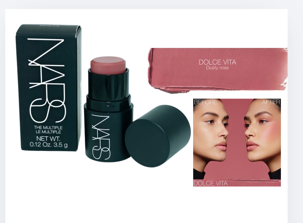 NARS The Multiple Stick 多效彩妝棒Dolce Vita 色 3.5g 旅行裝