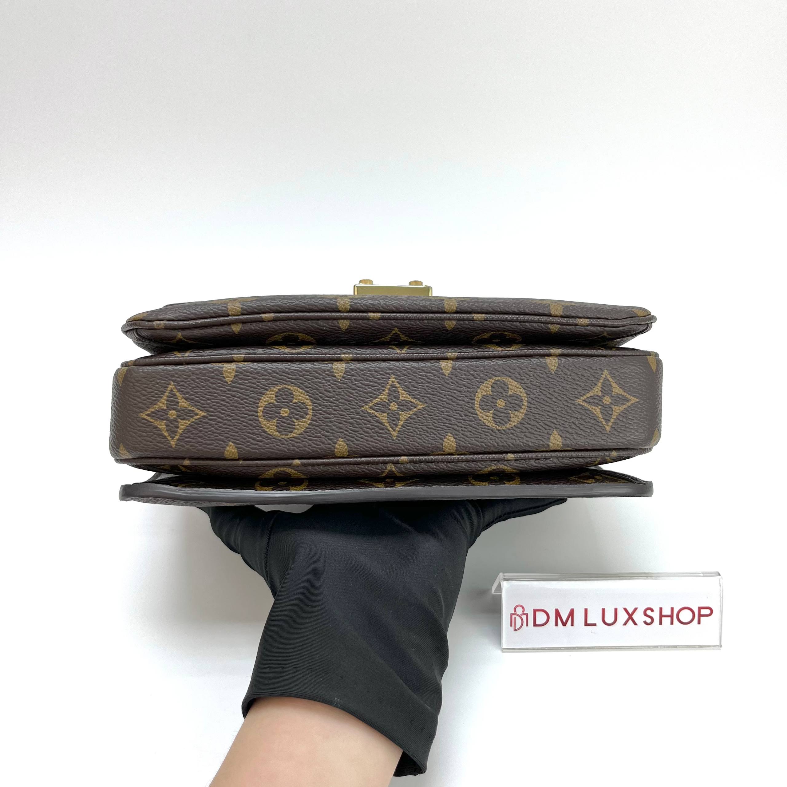 LV Monogram Pochette Metis East West GHW