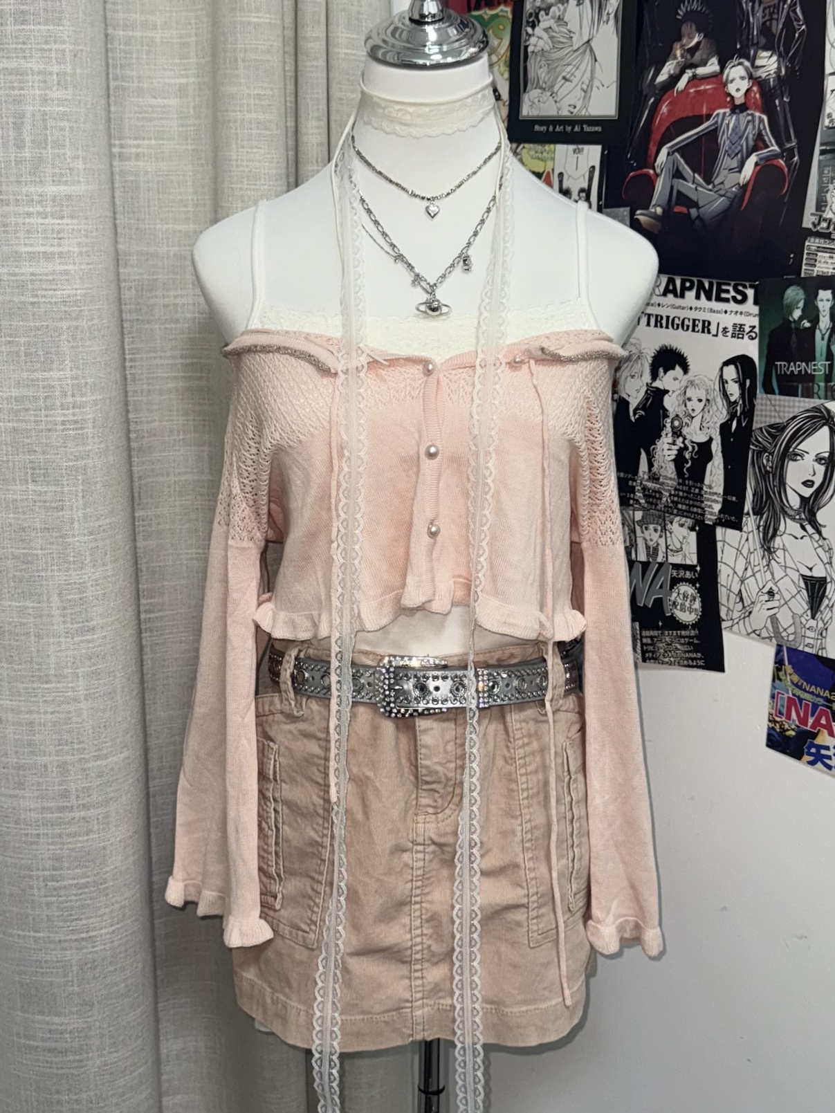 1967s Polo Relph Lauren Pink Denim Skirt