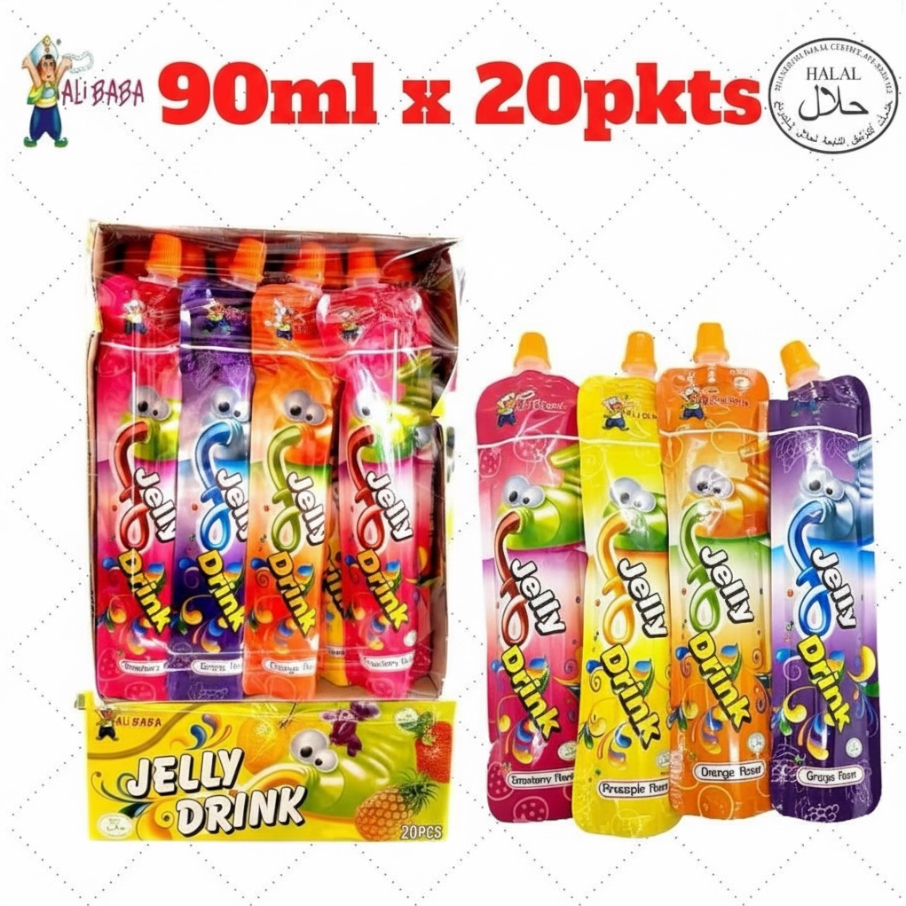 Ali Jelly Drink Panjang Jeli 20pcs