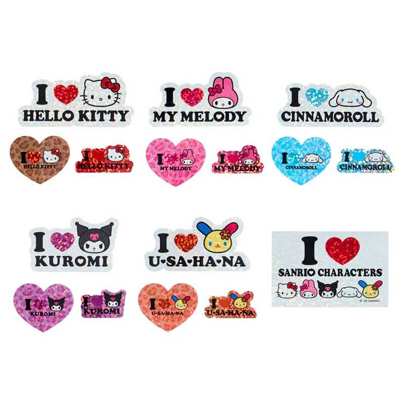 日本直送新款 I love Sanrio characters 系列 
