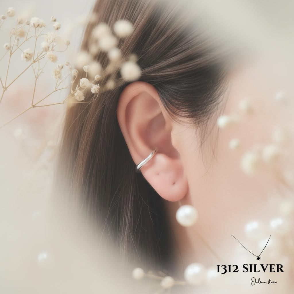 S925 - EC0004 River Ear cuff