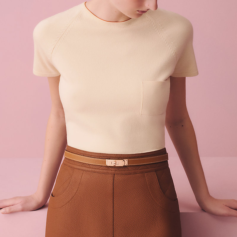 配貨價出✨Hermes Kelly belt ! Free size 🩷 任何腰圍都用到，唔使驚錯size😗  金棕玫瑰金