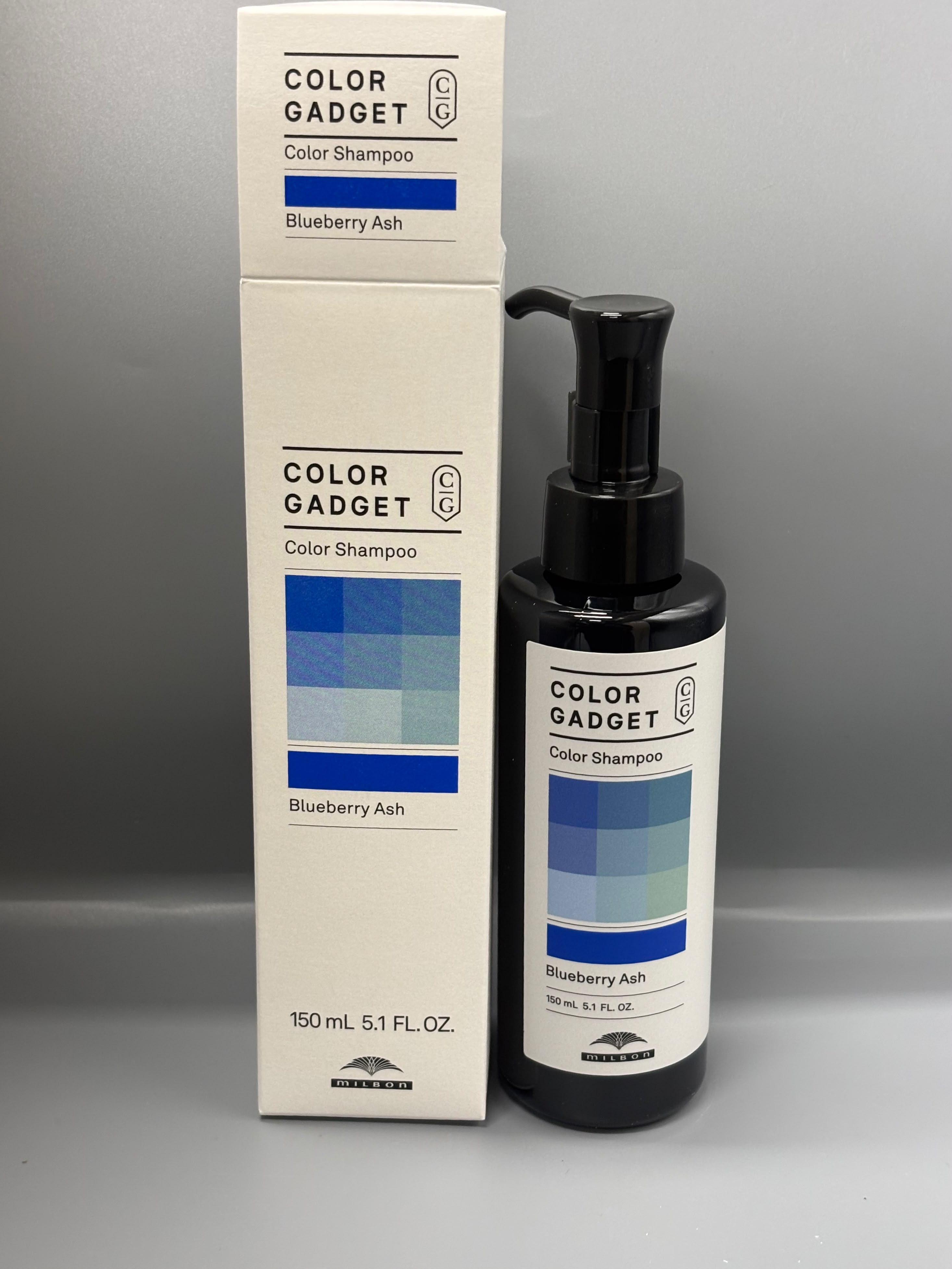 Milbon Color Gadget Color Blueberry Ash shampoo 藍灰色洗頭水150ml/5.1oz