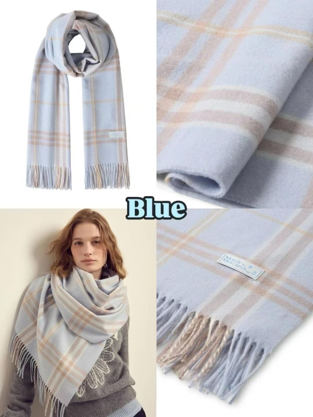 現貨 Mardi 秋冬最新格紋圍巾🧣限時優惠快落單！