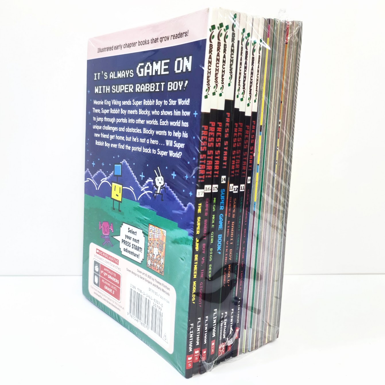 Press Start! Series|  Super Rabbit Boy Powers Up! (1- 17 books)   Branches| S103 