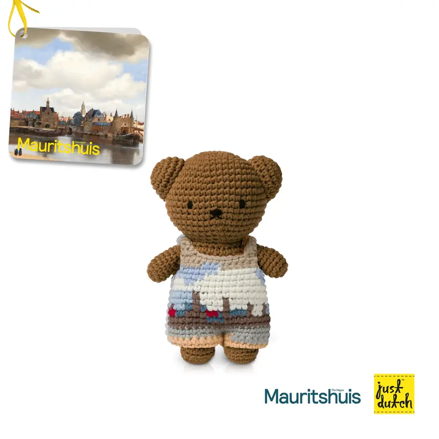 📦訂購 台灣代購 荷蘭 Just Dutch 手工編織 米菲 Miffy Boris 荷蘭莫瑞泰斯皇家美術館 台夫特風景連身褲 公仔