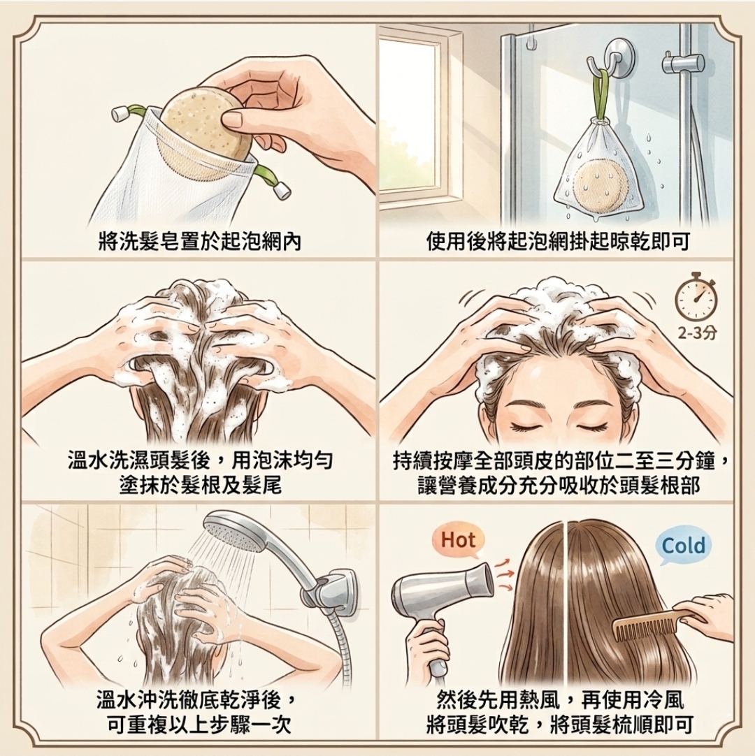 迷迭香 | 蓬鬆豐盈固態洗髮皂
