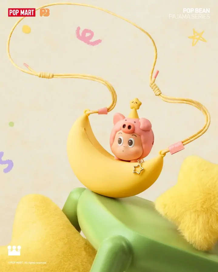 📦訂購 台灣代購 POP MART 泡泡瑪特 睡衣派對系列 Twinkle Twinkle 星星人 矽膠斜背包