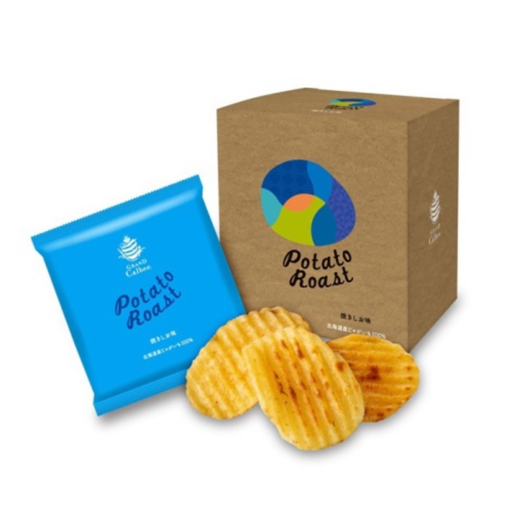 日本Grand Calbee 100%北海道產薯仔「Potato Basic」/ 「Potato Roast」薯片全4款口味選擇