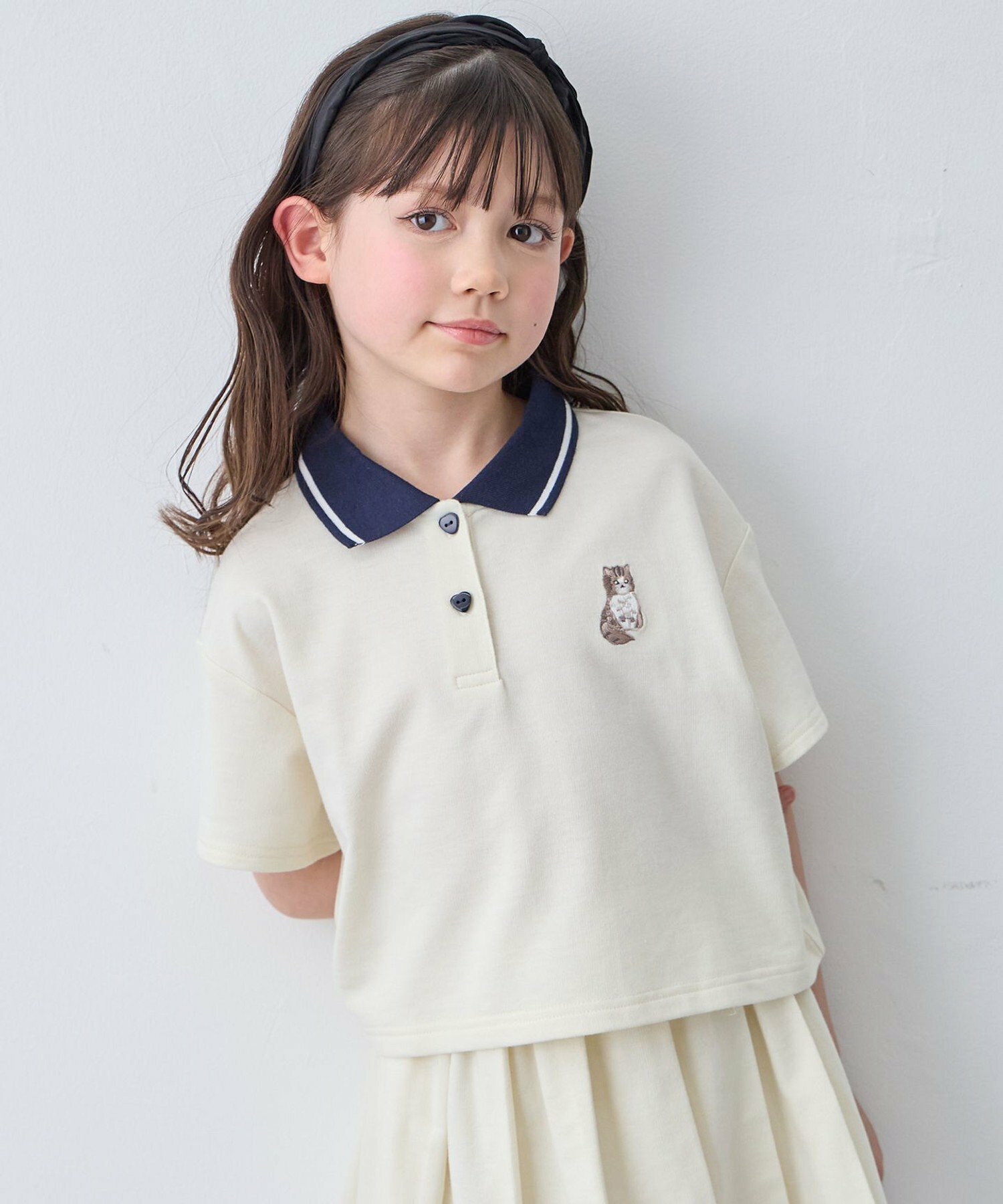 🆕【⭐訂購⭐】🌀 🇯🇵 日本直送 貓咪刺繡 吸濕速乾短款 Polo tee ［3款選］🌀[ELJA-0212][261123]