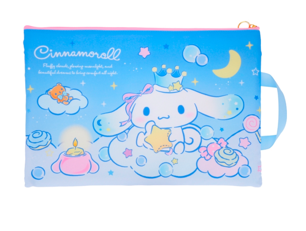 玉桂狗 F4雙拉鍊布文件袋連手挽