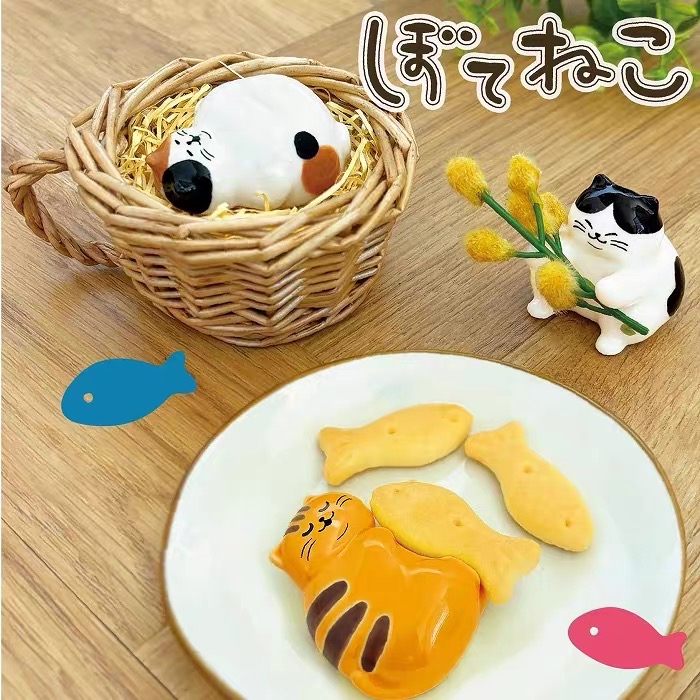 日本Decole貓咪系列筷子架
