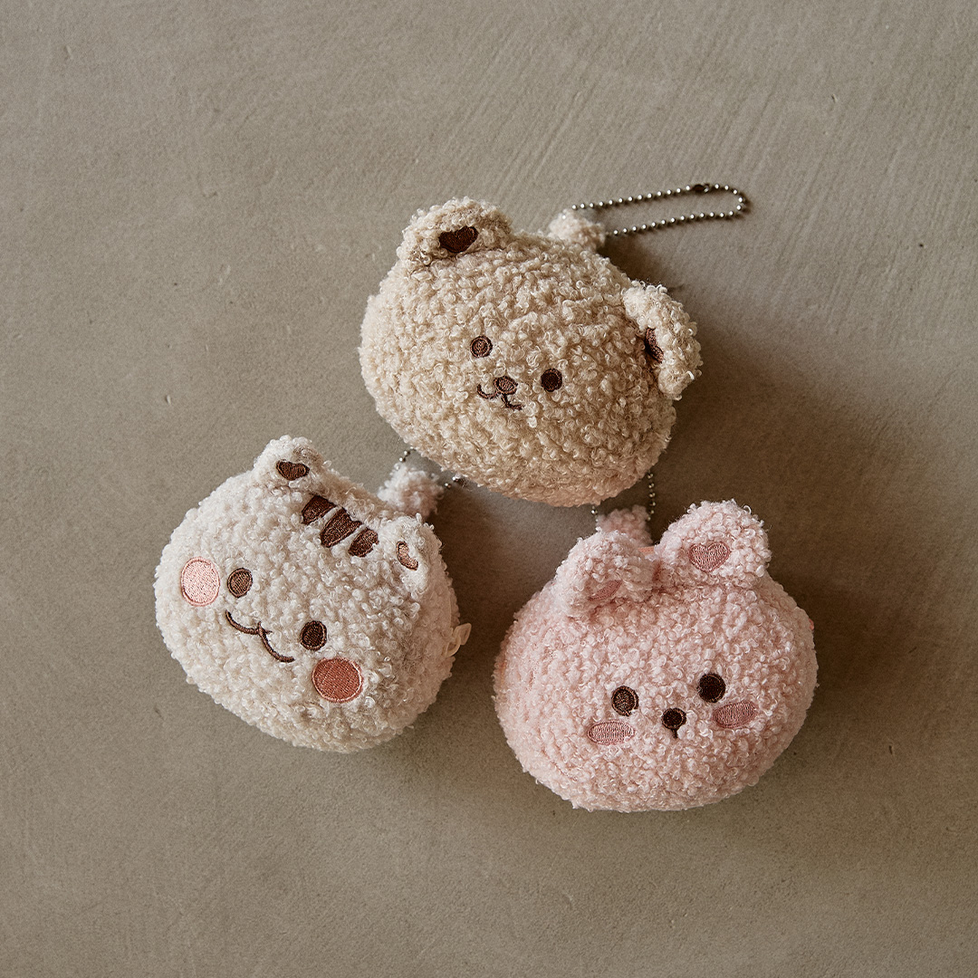 DOTTODOT 毛絨泡泡人物-零錢包掛飾