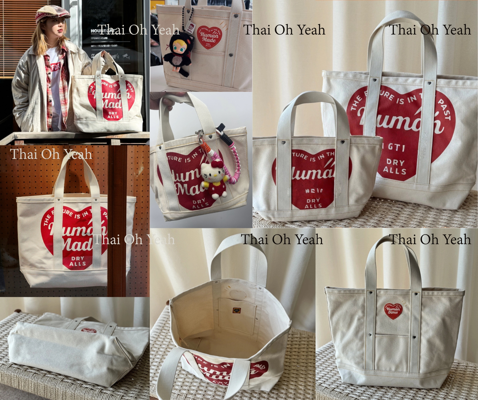 0222 HUMAN MADE CANVAS 帆布TOTE BAG 3月尾