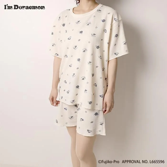 [訂貨] 多啦A夢睡衣 短袖睡衣 居家服 短袖衫 短褲｜Doraemon服飾 生活