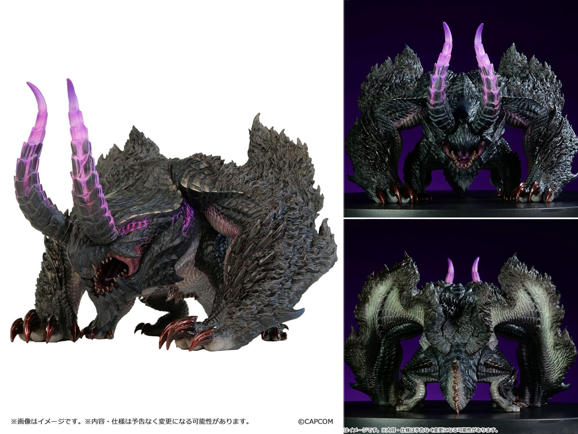(預訂訂金 $100) (總價 $328) Capcom Figure Builder Soft Vinyl Model Gore Magala CFB 魔物獵人 黑蝕龍 (行版) 