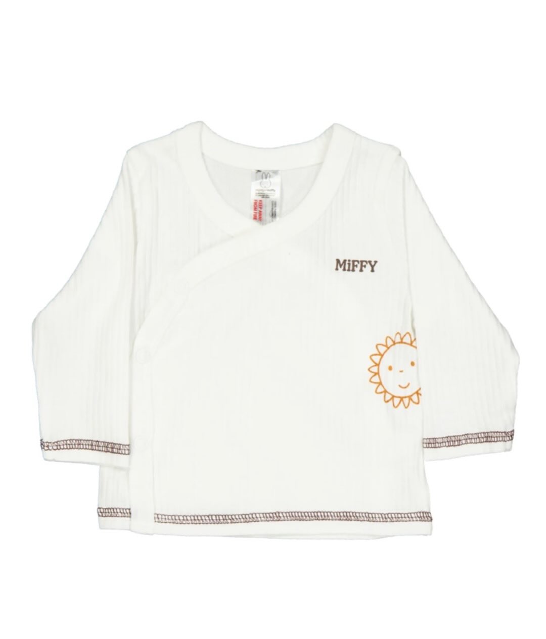Miffy newborn baby long sleeves wrapover outfit set