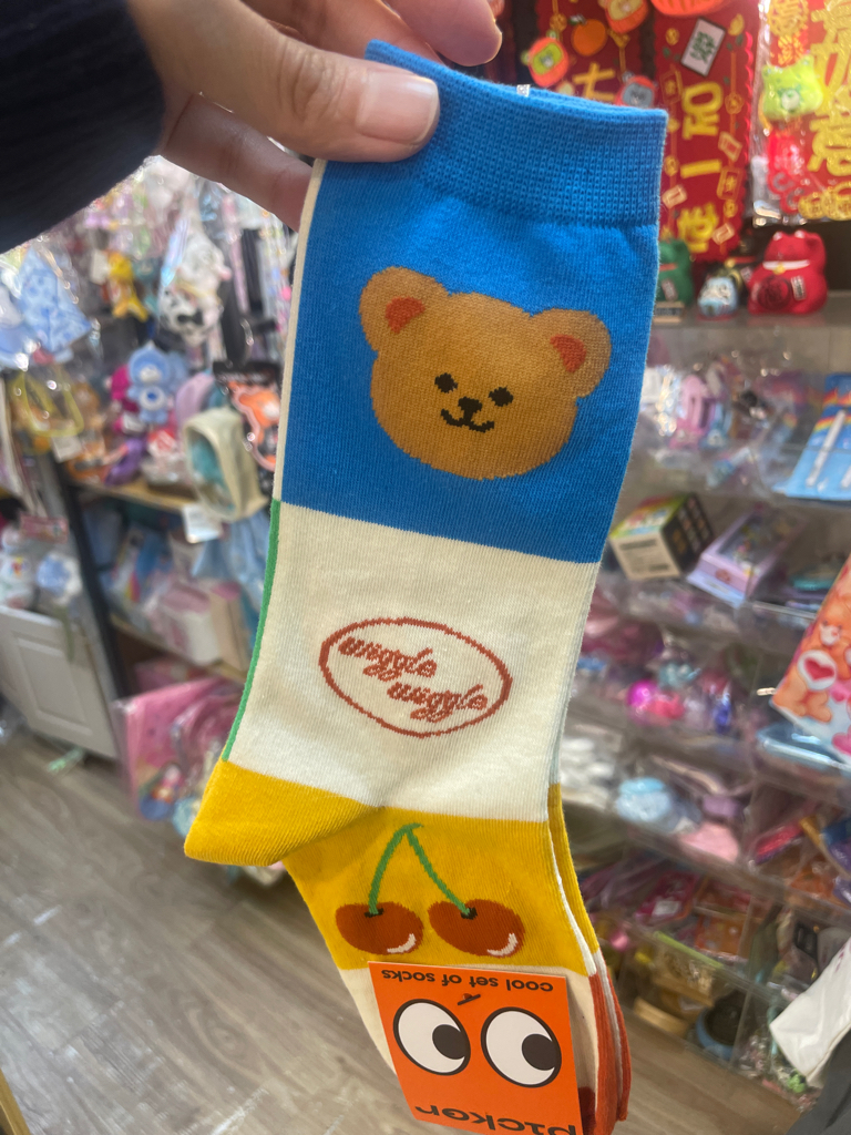 可愛卡通動物造型襪子