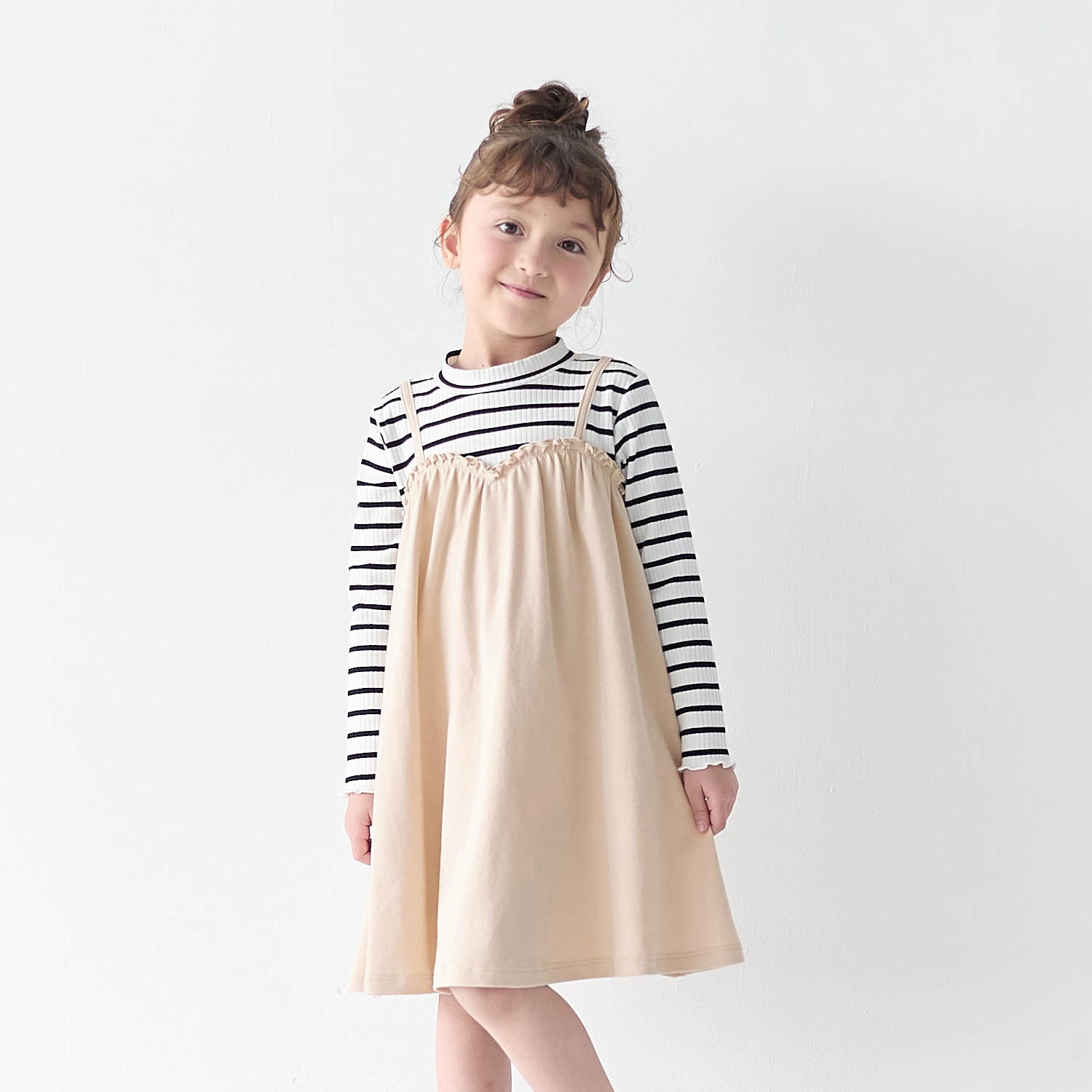 【⭐訂購⭐】 🇯🇵日本直送🌀日本品牌 假2件吊帶連衣裙🌀[PLBA-0057] [260307]