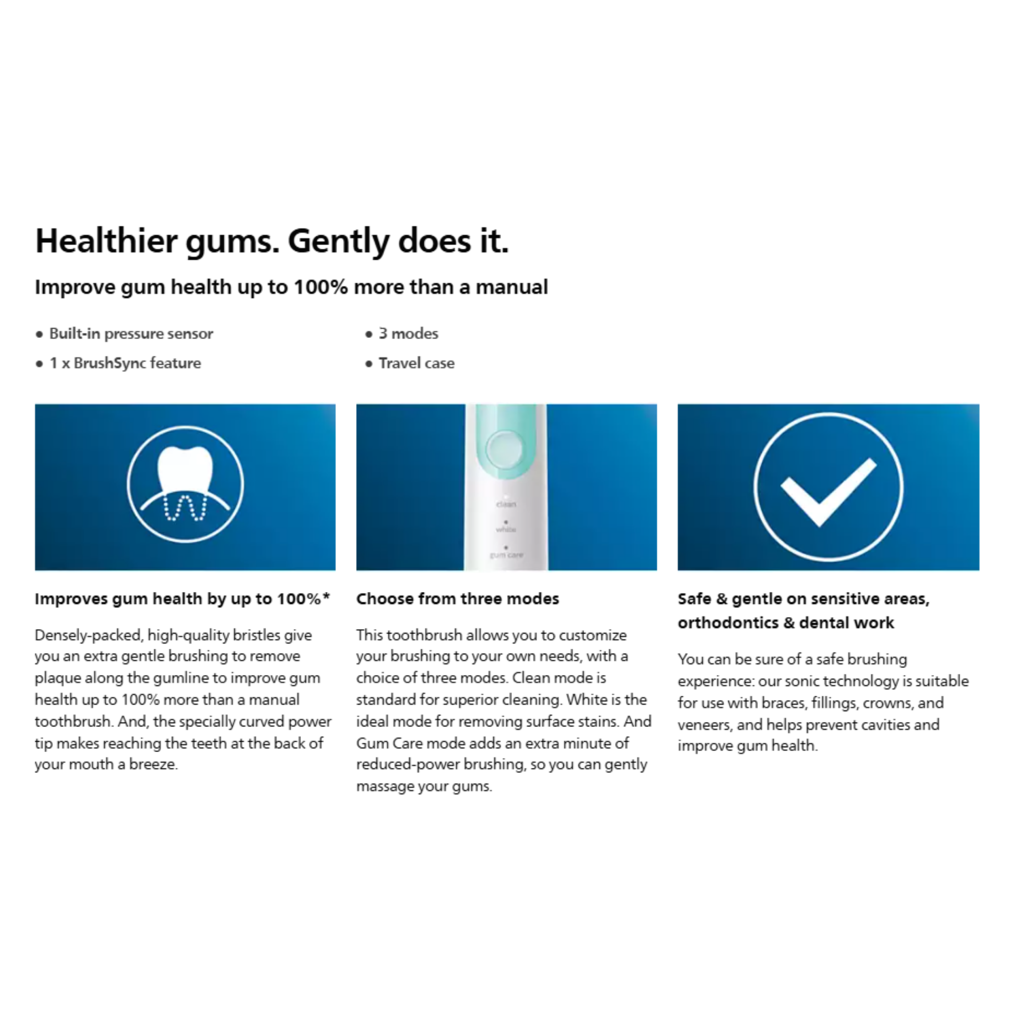 Philips Sonicare ProtectiveClean 5100 Sonic Electric Toothbrush (HX6857/30)