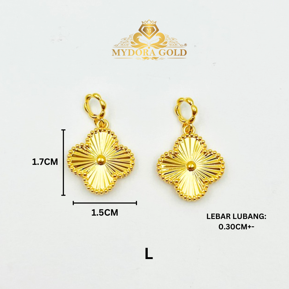 MYDORA Charm Clover Full Gold (5G) l EMAS 916/22K