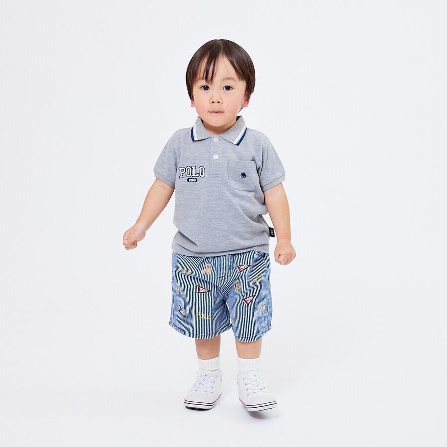 Polo Baby 圖案短褲 2色可選 80/90cm