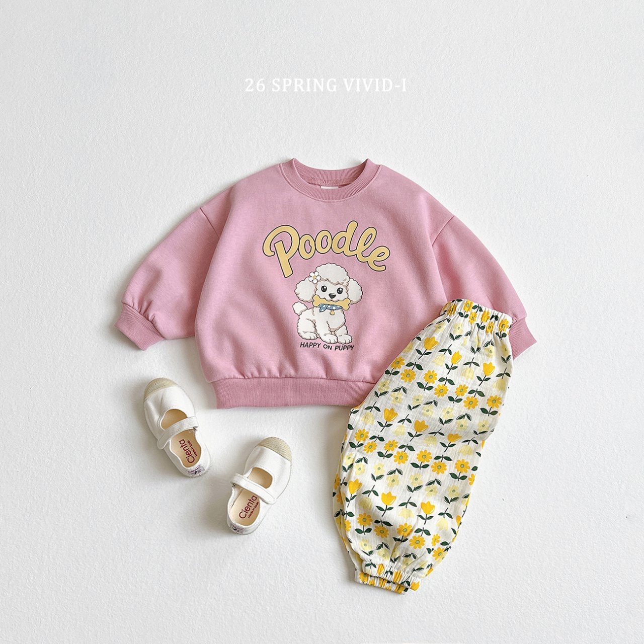 🌸預訂 韓國直送🌸🇰🇷VIVIDI三色可愛動物印花寬鬆衛衣