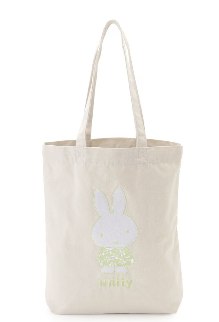 🐰💚 開心果及薰衣草系列 💜 "刺繡Tote Bag "( 📦 大約4月底 ～5月底到貨, 若遇到缺貨或其它因素貨期會延遲 ）