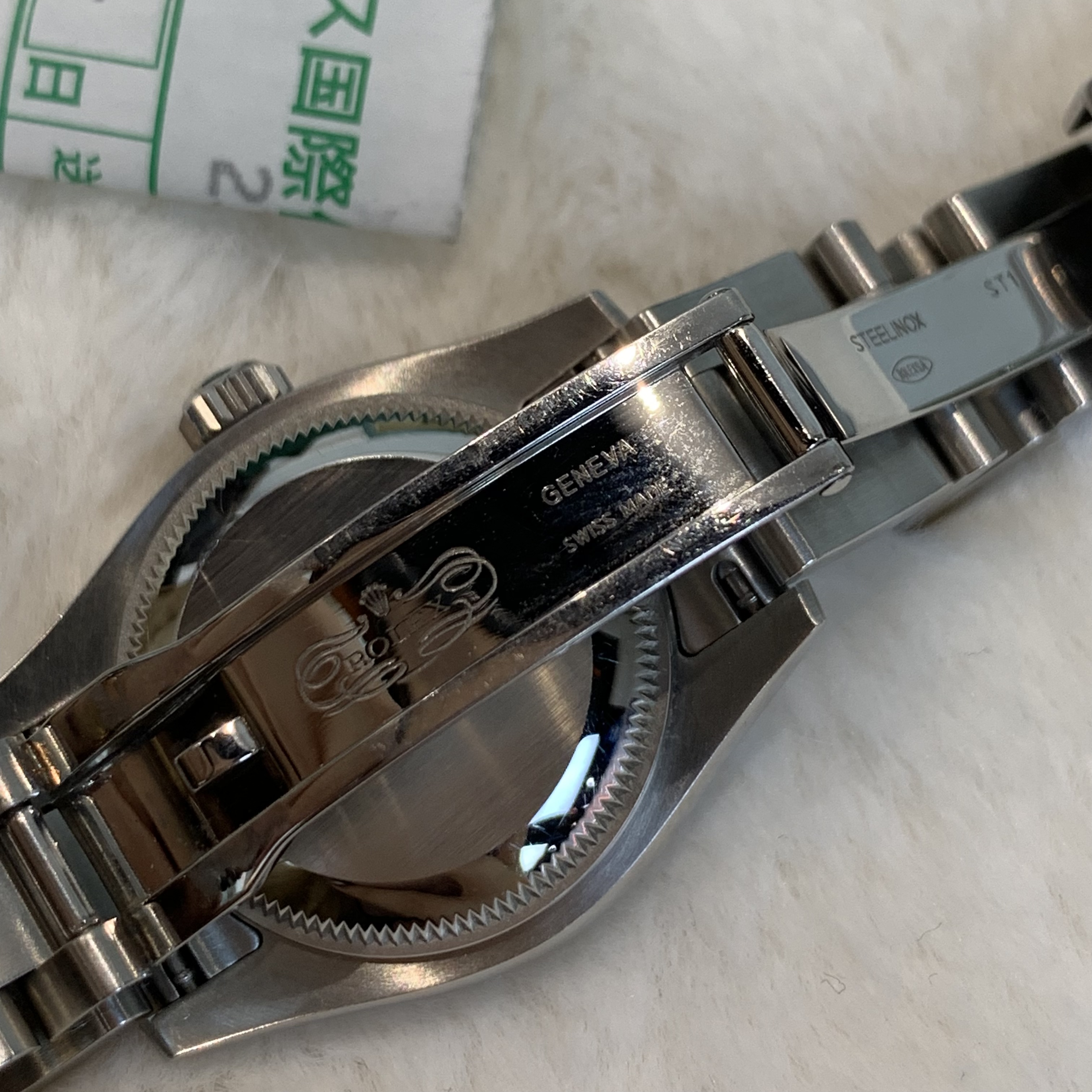 Rolex Oyster Perpetual 女士玫瑰金手錶