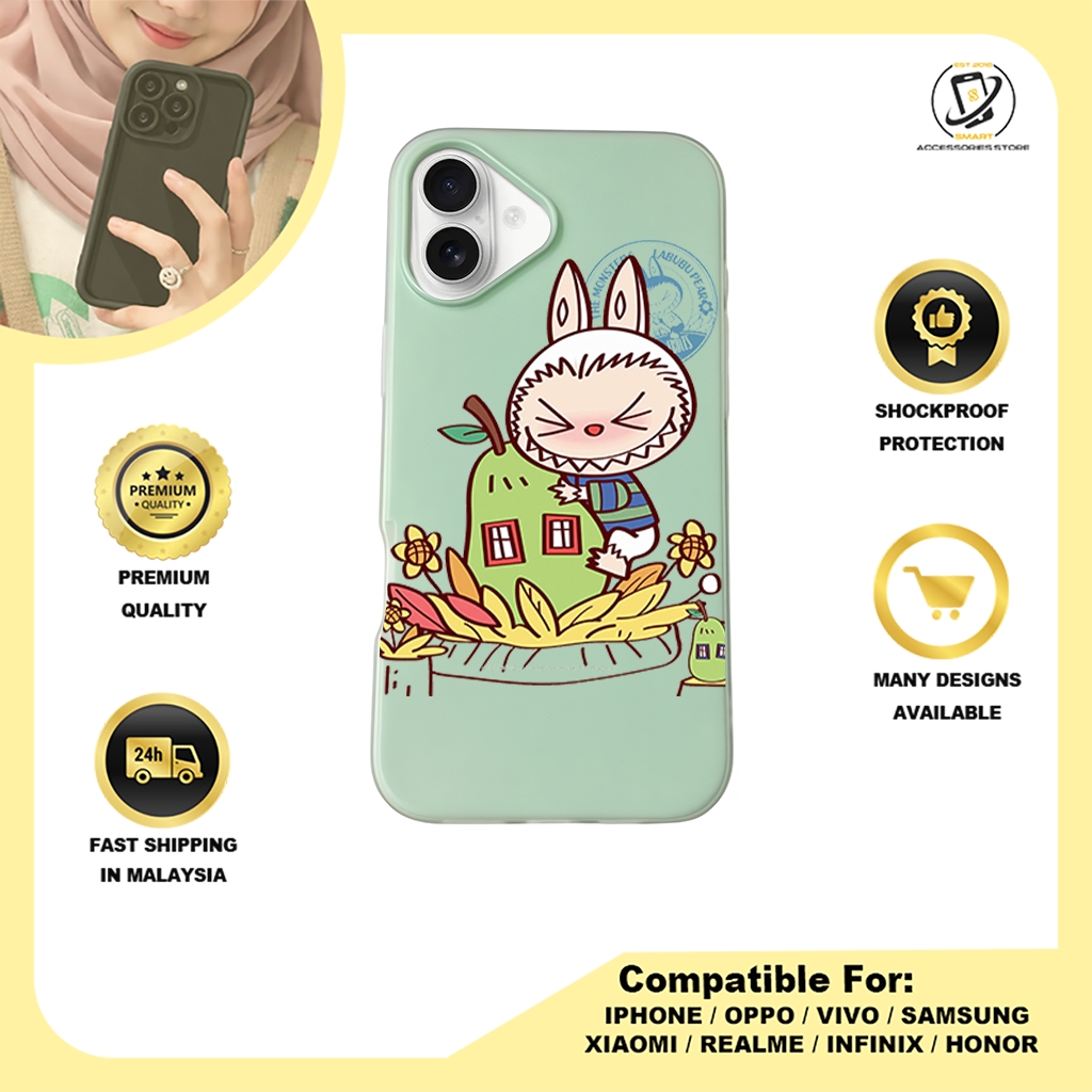 JELLY CASE PHONE FOR IPHONE - DESIGN LABUBU A