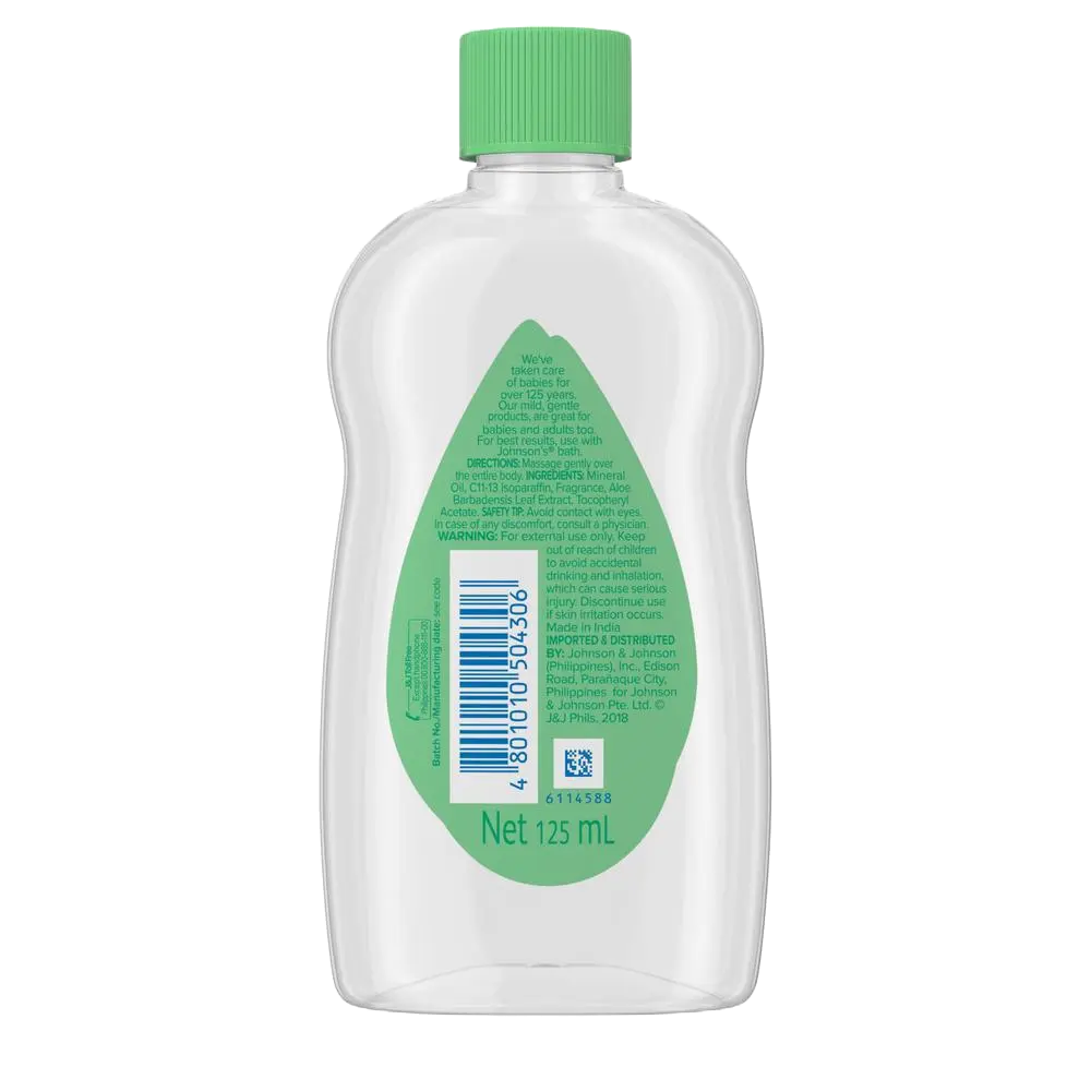 Johnson's Baby Oil / Minyak Bayi 50ml / 125ml / Aloe Vera